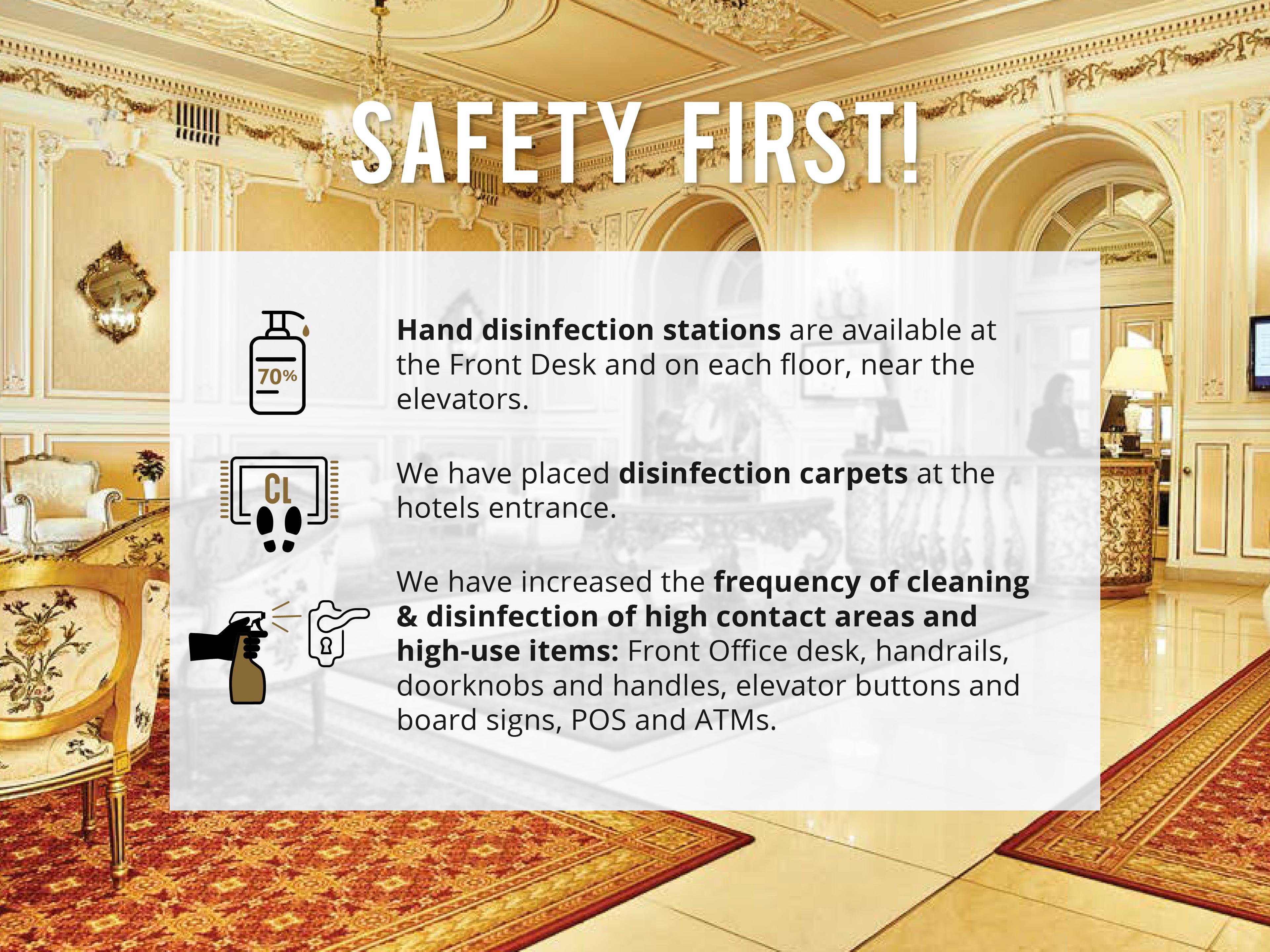 大陆酒店 布加勒斯特 外观 照片 Safety First